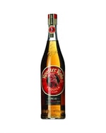 Flaske Rooster Rojo Añejo Tequila med mørk ravfarvet væske